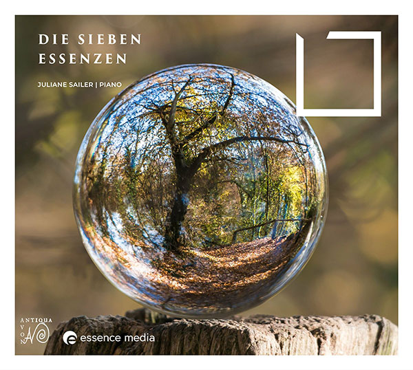CD Cover  "Die sieben Essenzen" von Juliane Sailer, Piano